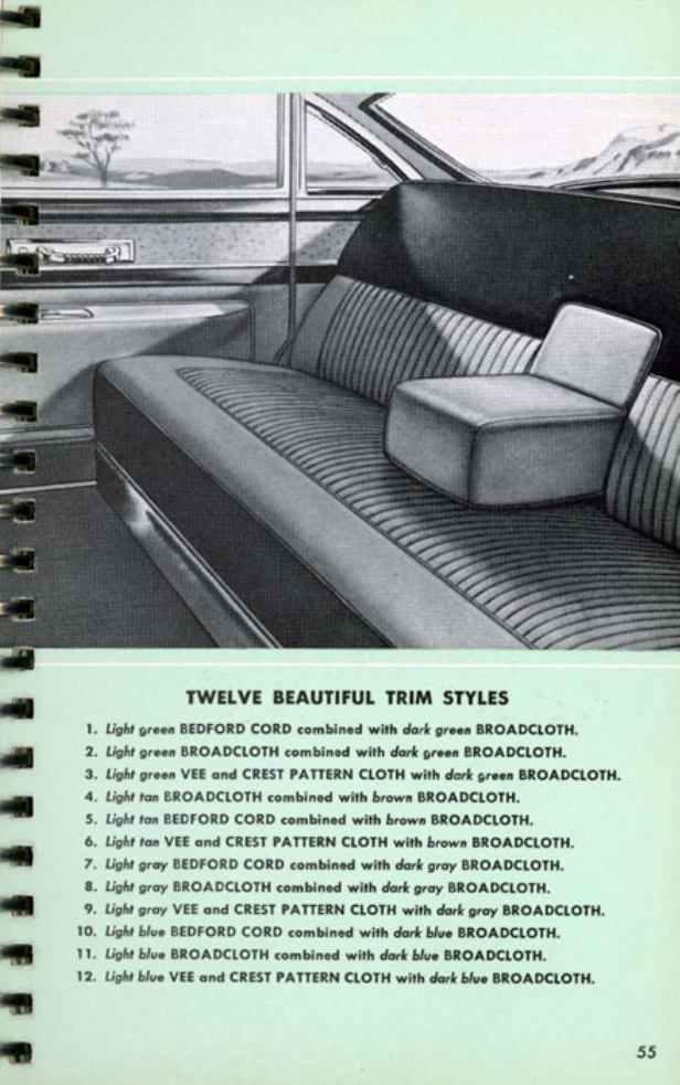 1953 Cadillac Salesmans Data Book Page 45